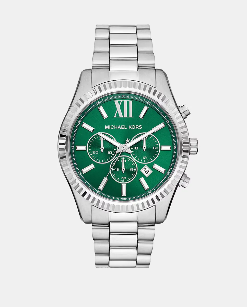 

Мужские часы MK9152 Стальной хронограф Michael Kors, серебряный