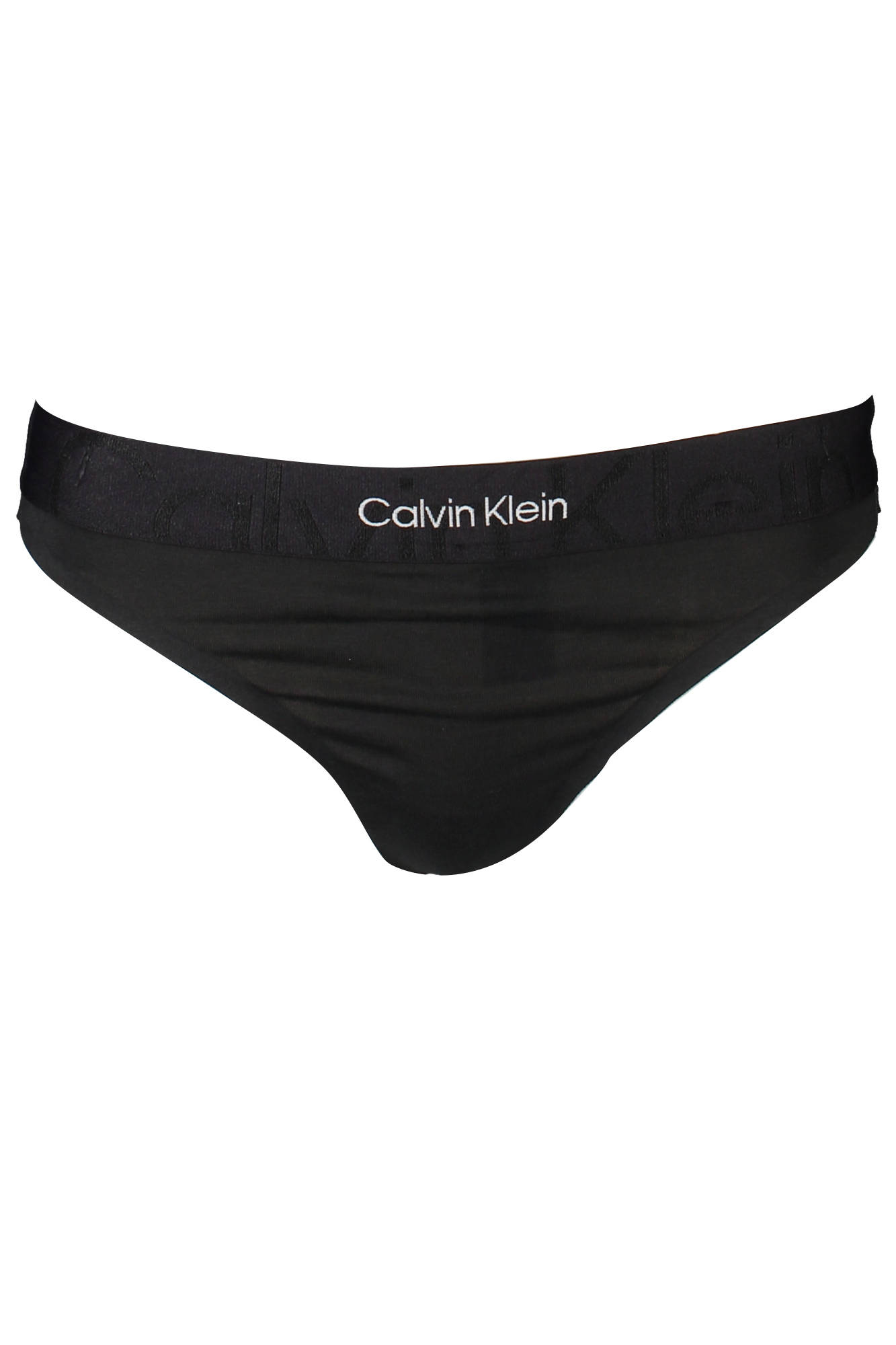 

Стринги женские Calvin Klein хлопковые с логотипом, черный