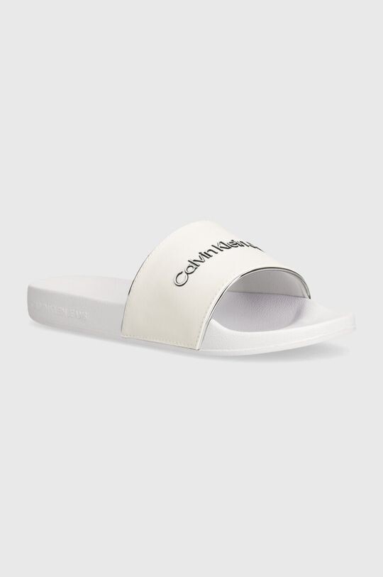 

Шлепанцы SLIDE INSTITUITIONAL MTR Calvin Klein Jeans, белый