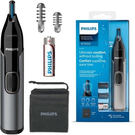 

Водонепроницаемый триммер для носа и ушей Series 3000 Nt3650/16, Philips