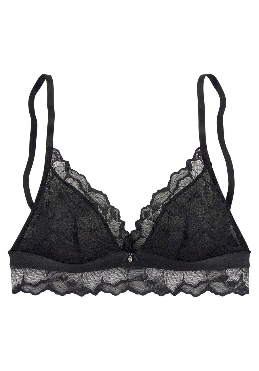

Бюстгальтер на косточках LASCANA Balconette Bra, черный