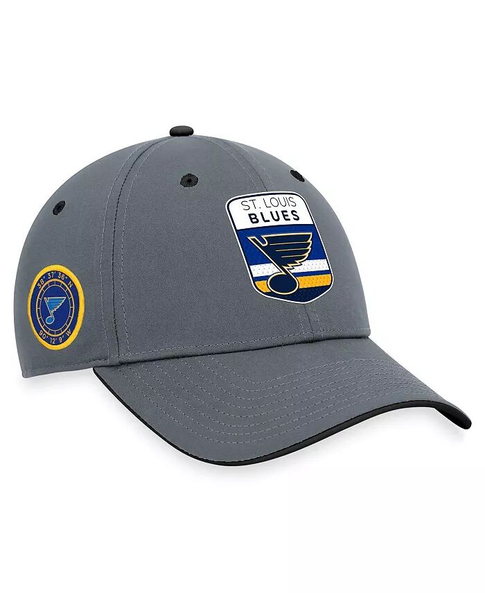 

Мужская серая кепка St. Louis Blues Authentic Pro Home Ice Flex Fanatics