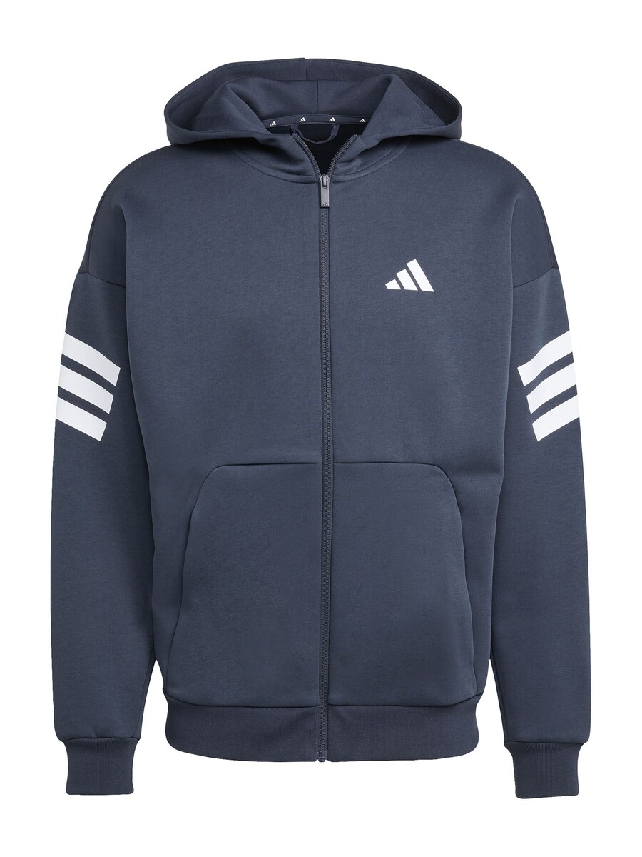 

Спортивная толстовка с капюшоном на молнии ADIDAS SPORTSWEAR FI, сапфировый
