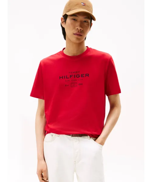 

Футболка Regular fit Tommy Hilfiger, красный