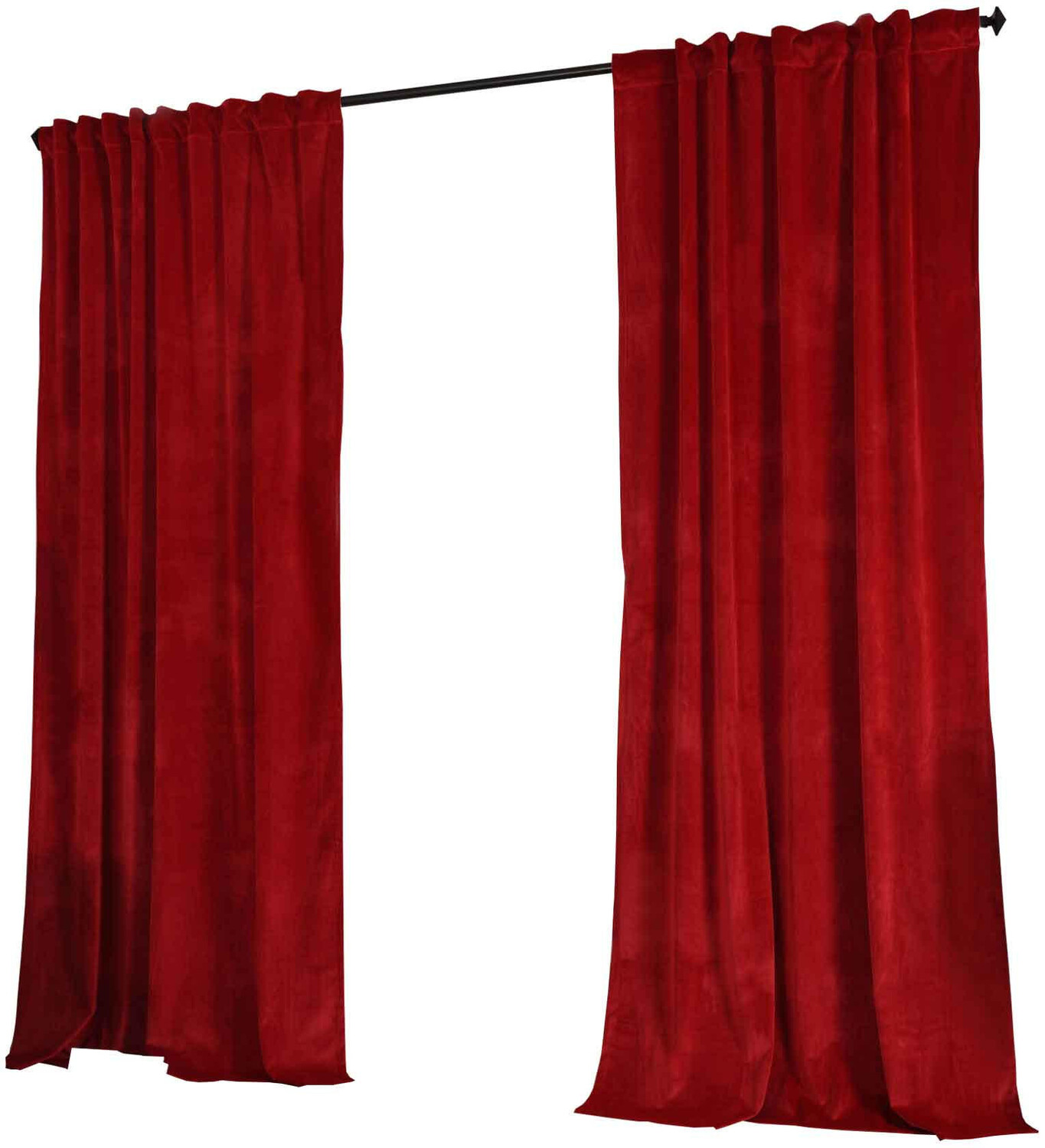 

Штора Gardinenbox, 135x280 см, ярко-красный