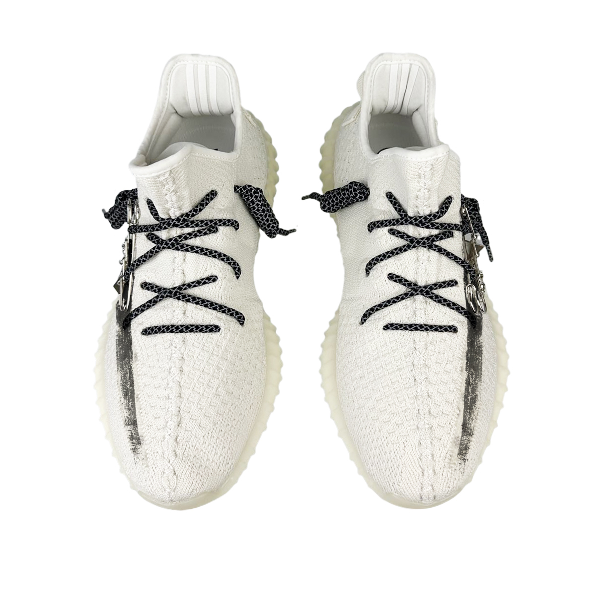 Yeezy Boost 350 V2 Белые Низкие Повседневные Кроссовки Unisex с Амортизацией, Противоскользящей и Износостойкой Подошвой Adidas Originals — фото 4