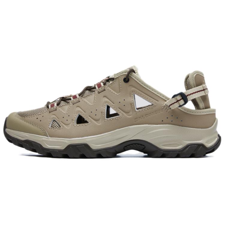 

SALOMON Мужские треккинговые ботинки ALHAMA Breathable Traction River Trekking, коричневые, серые
