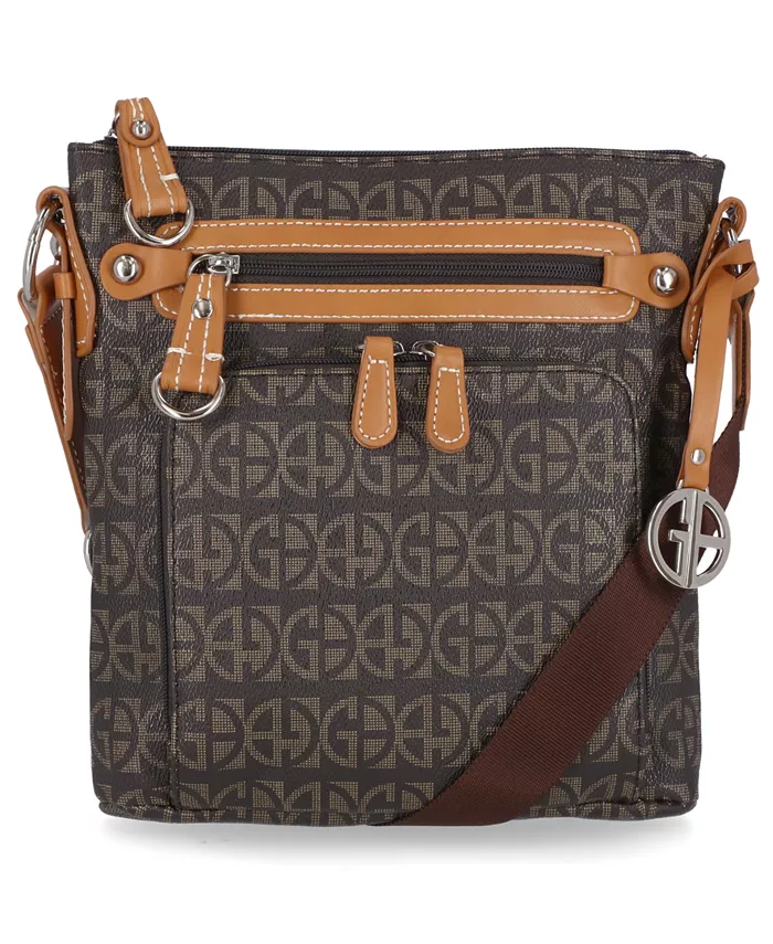 

Блокирующая подпись Crossbody Giani Bernini, коричневый