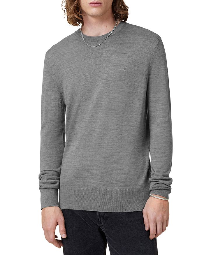 

Свитер из мериносовой шерсти Regular Fit Mode ALLSAINTS, серый