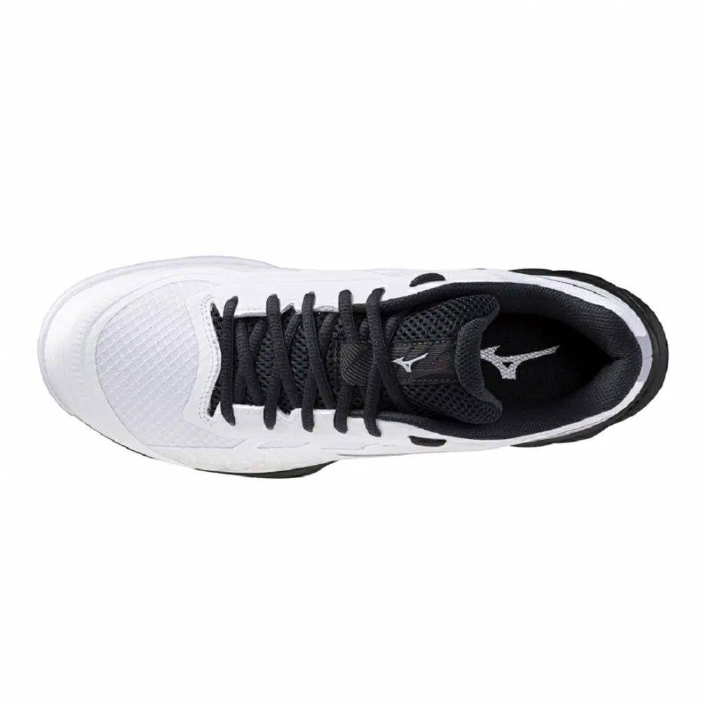 Кроссовки для бадминтона «Wave Fang EL 2» от Mizuno, White X Black — фото 3