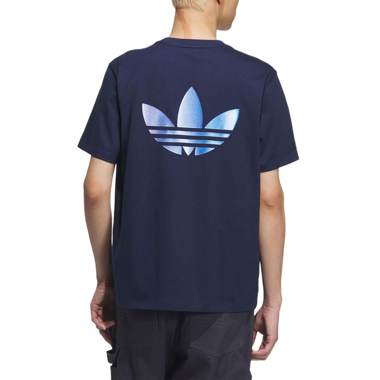 Adidas Originals Футболка Sportlife SS25 Unisex Marine Blue — фото 4