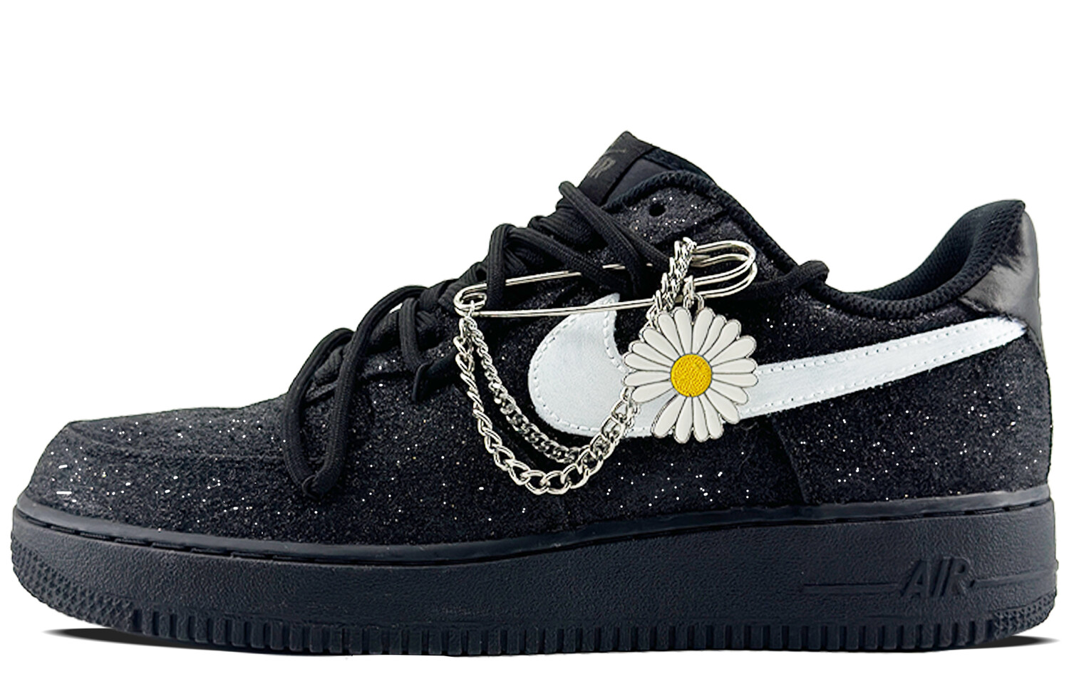 

Кроссовки Air Force 1 для скейтбординга, унисекс, низкие, черный/белый Nike