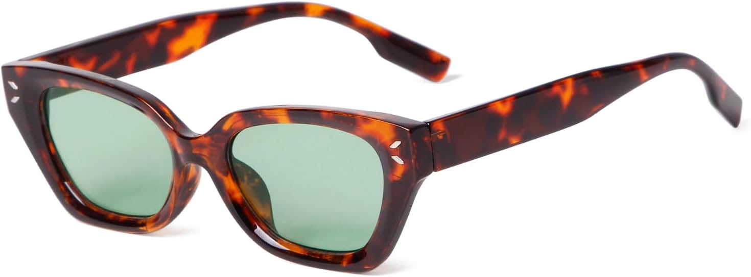 

Солнцезащитные очки с защитой от УФ-излучения UV400 | Оправа «кошачий глаз» с заклепками | Линзы конфетных цветов для занятий спортом на открытом воздухе и вождения DSVIGF, 02