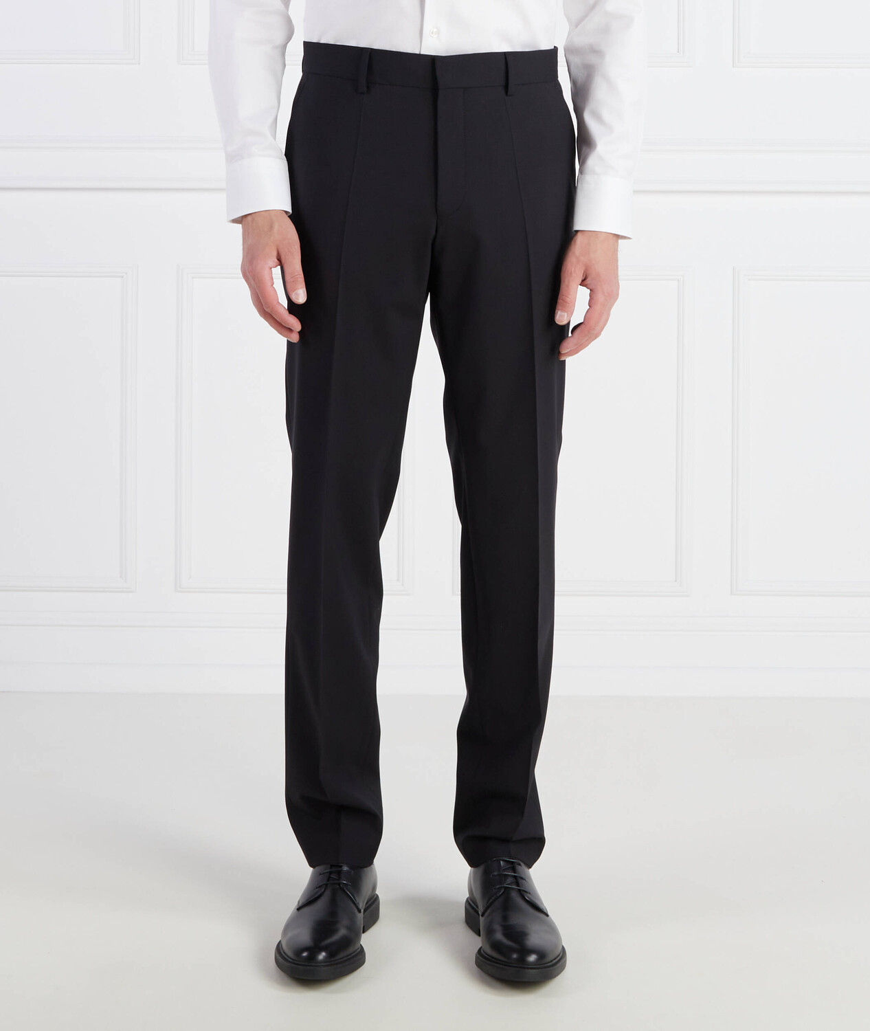 

Брюки BOSS BLACK h-lenon-mm-224 regular fit, черный