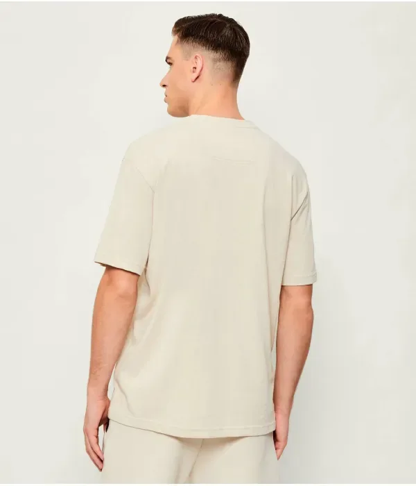 Футболка 10 oversize fit Boss Green, бежевый — фото 3