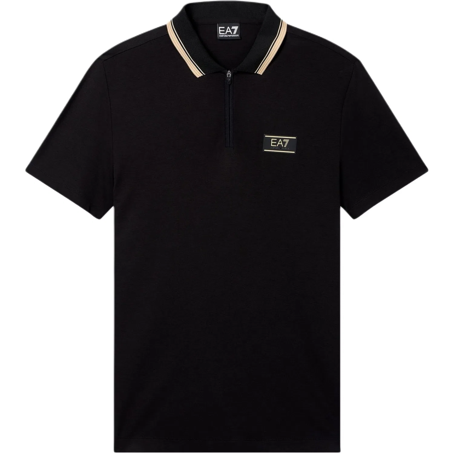 Поло с патчем-логотипом EMPORIO ARMANI, Black