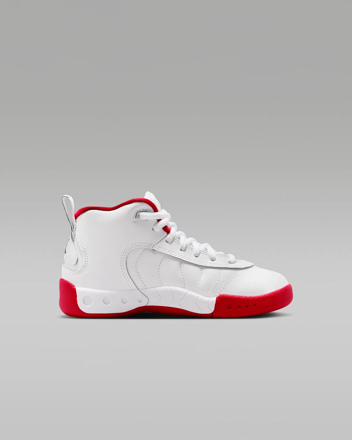Кроссовки Jordan Jumpman Pro для детей, White/True Red/Metallic Silver/Black — фото 3