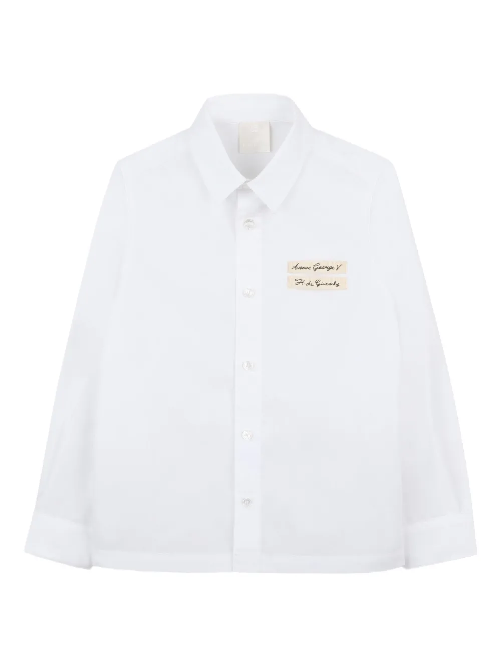 

Рубашка на пуговицах Givenchy Kids, белый