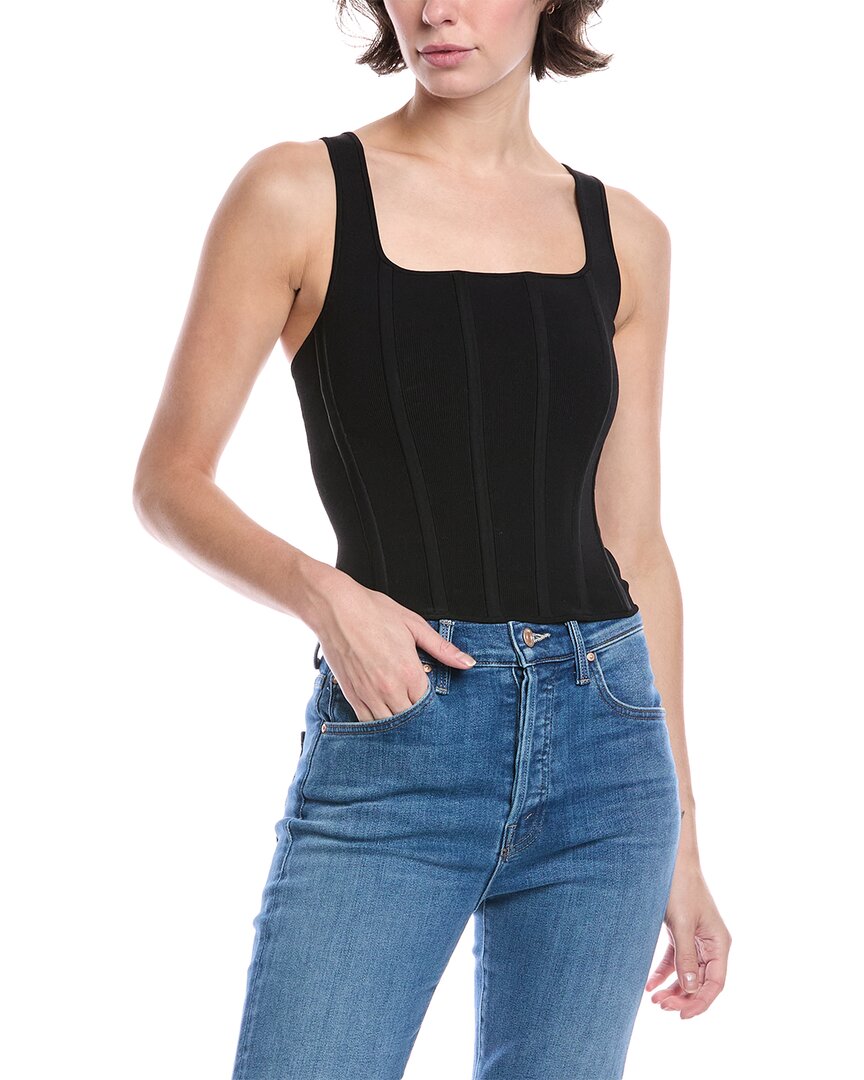 

Alice + olivia Sariah Топ, черный