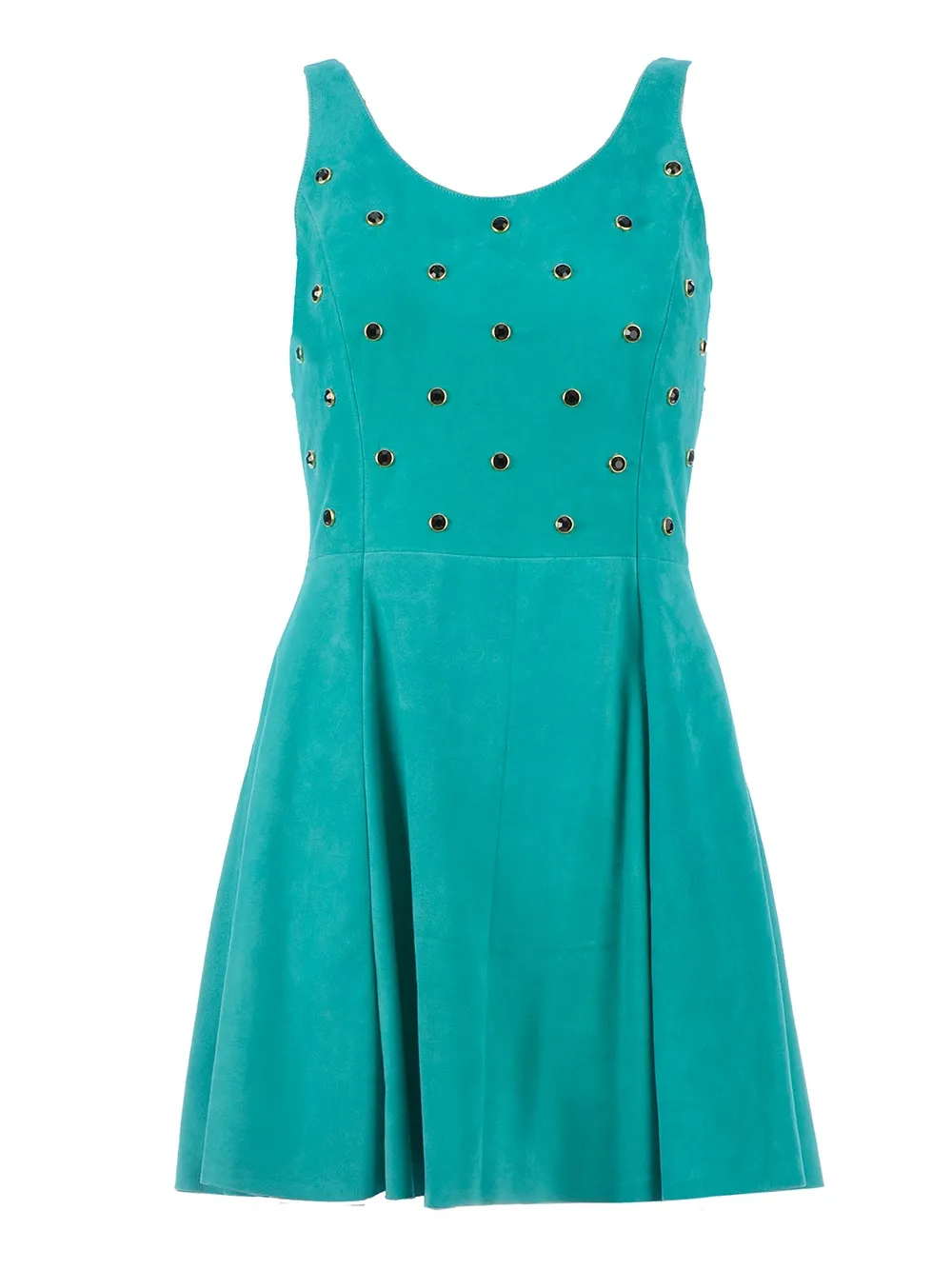 

Платье из кожи с декором Drome, зеленый