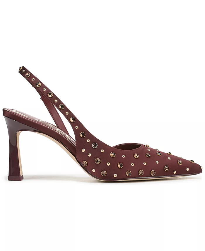 Женские туфли-лодочки Tallie со стразами и острым носком, асимметричные Circus NY by Sam Edelman, красный — фото 2