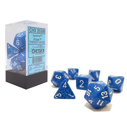 

Игровые кубики Speckled Polyhedral Dice 7 Set: Water Chessex