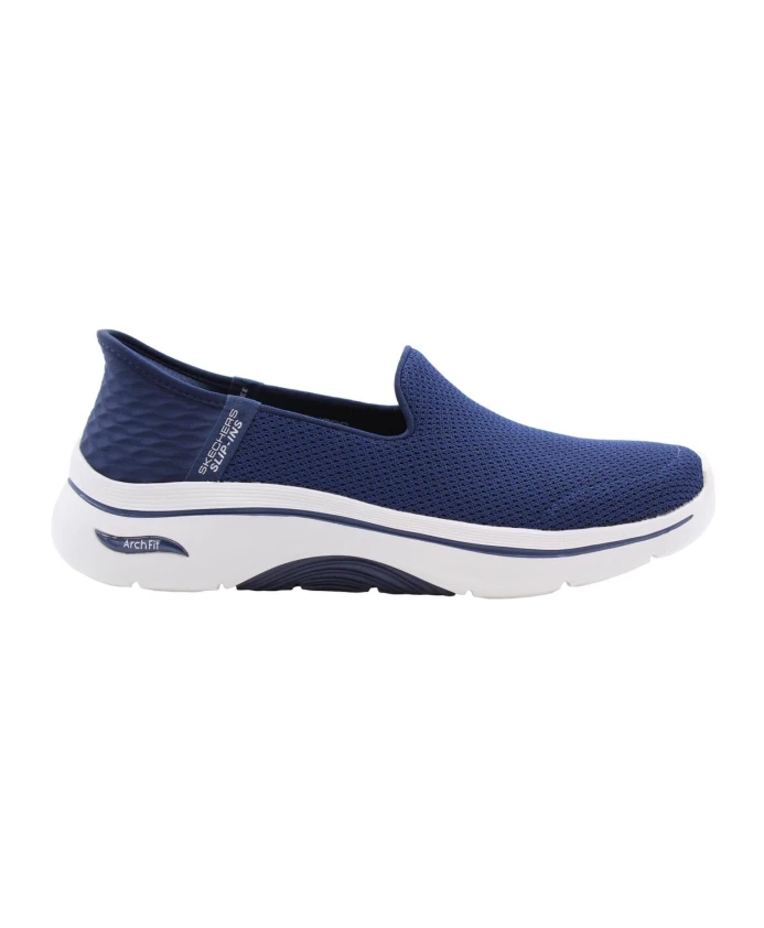 

Стильные мокасины для женщин. Skechers, синий
