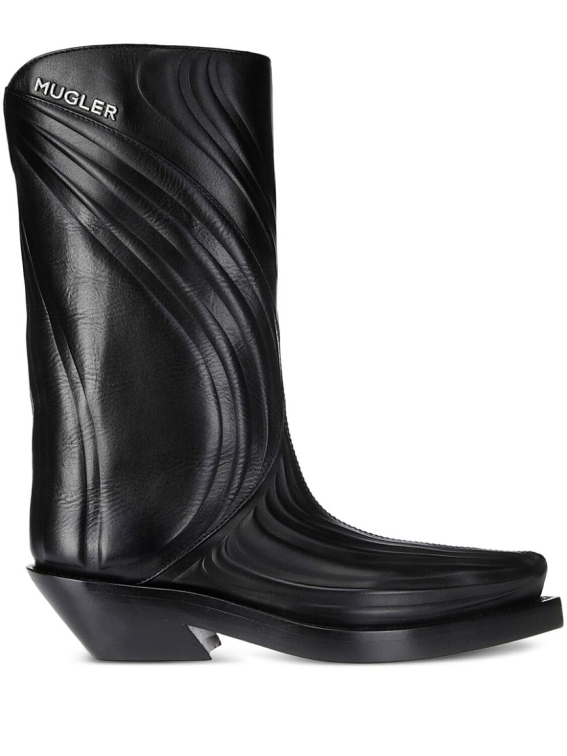Ботинки Mugler Santiag, черный