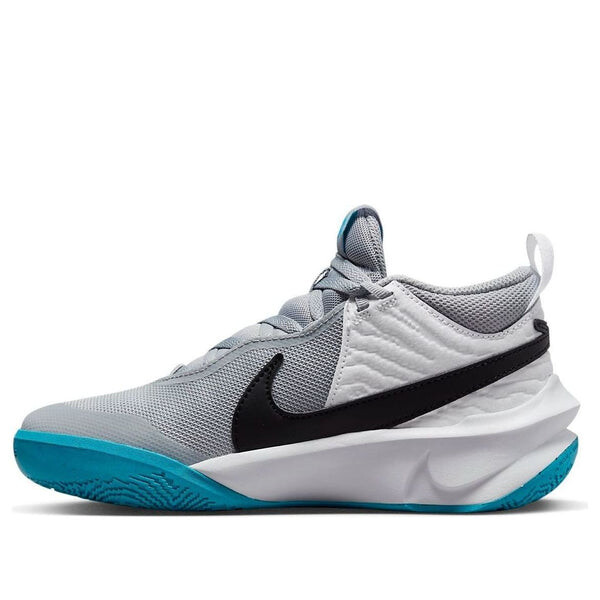 

Кроссовки (GS) Nike Team Hustle D10 'Grey Blue Lightning', белый
