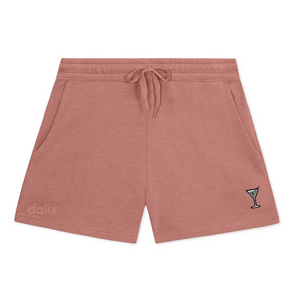 

Женские шорты Martini midweight washed fleece Dalix, Dusty Rose