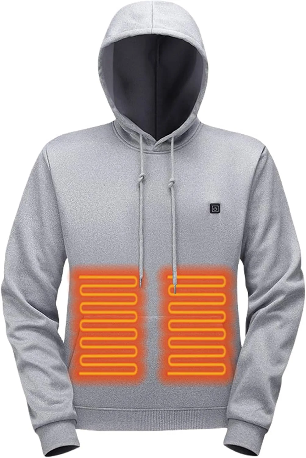 

Толстовка с подогревом для женщин и мужчин, USB, утепленная, с капюшоном