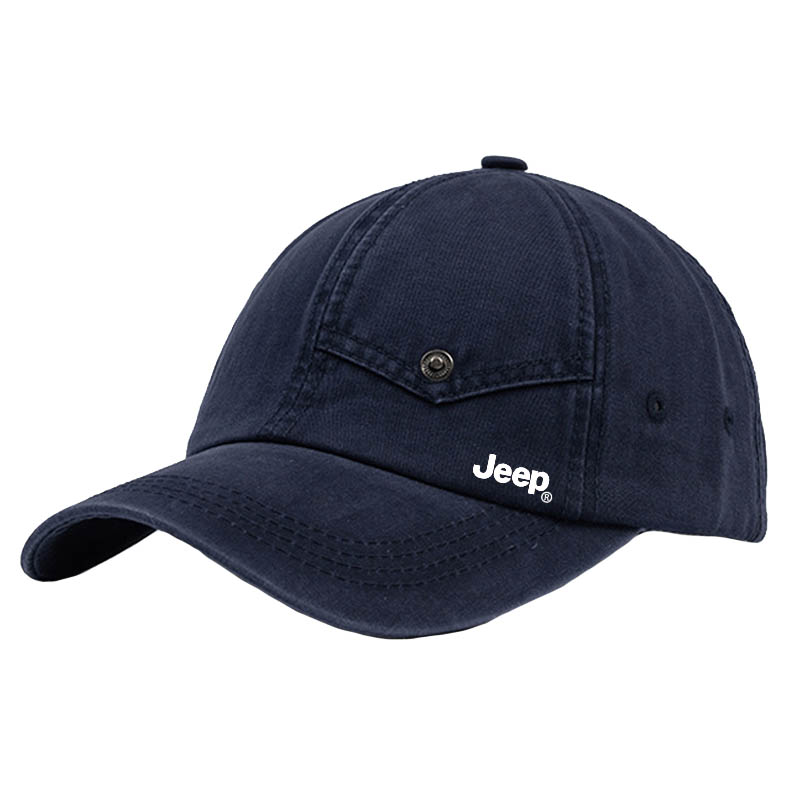 

Хлопковая бейсболка Unisex Jeep, темно-синий