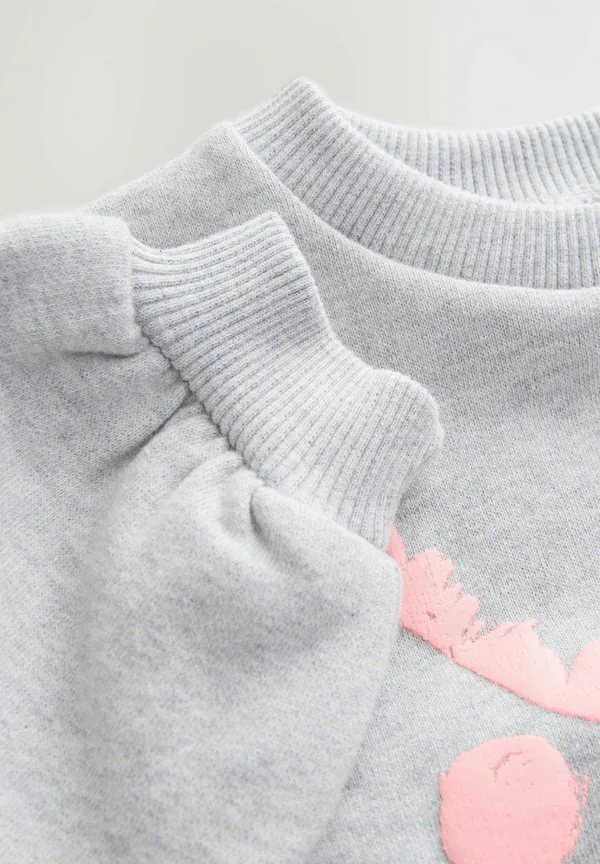Толстовка с круглым вырезом стандартного кроя Next, Grey Unicorn — фото 3