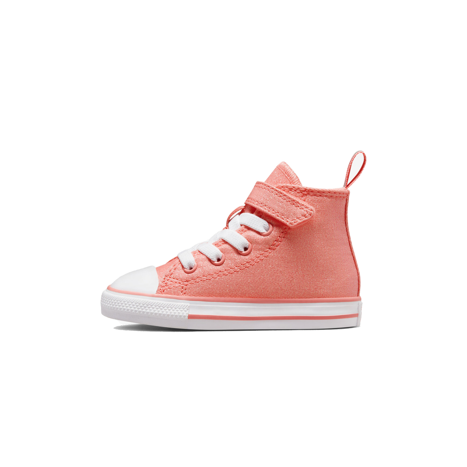 

Converse Высокие кеды chuck taylor all star для малышей розовый/белый