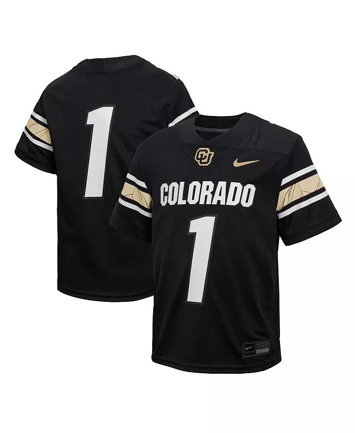 

Футболка Toddler 1 Black Colorado Buffaloes Throwback Untouchable Replica Nike