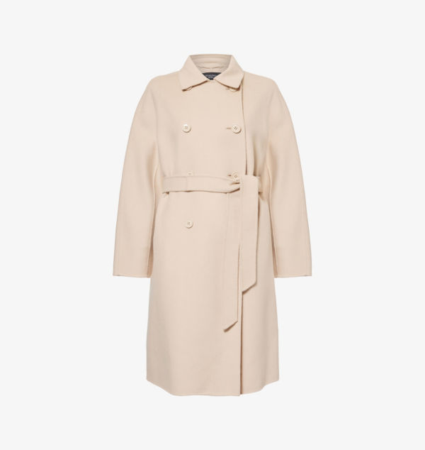 

Двубортное шерстяное пальто Avenue Weekend Max Mara, желтый