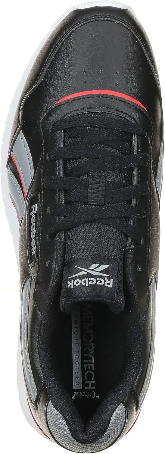 Кроссовки Reebok Unisex Glide Ripple Clip, черный/красный — фото 3