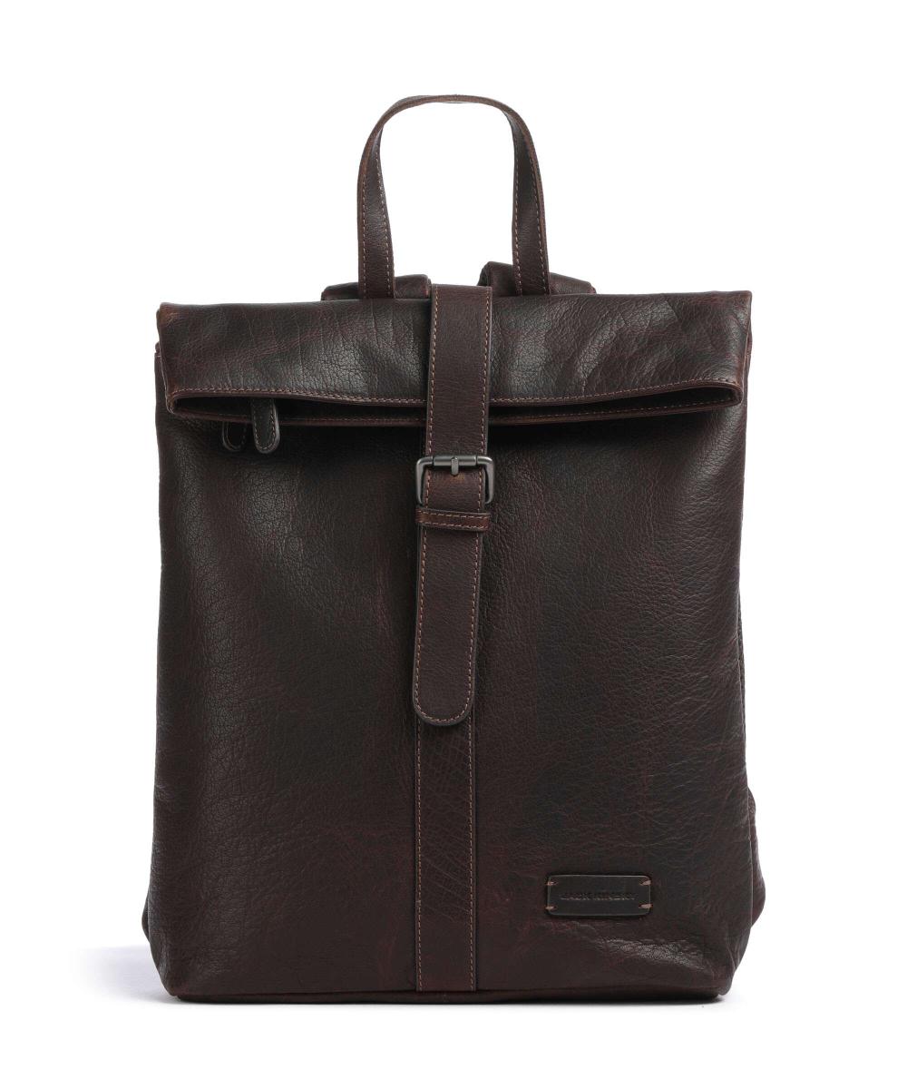 

Рюкзак Porto 5 14″ из зернистой кожи Jack Kinsky, коричневый