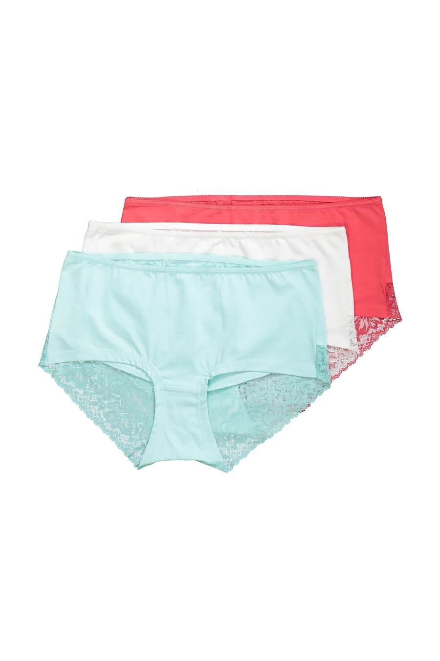 

Бой-шорты Ulla Popken, цвет Mint/Pitaya/White
