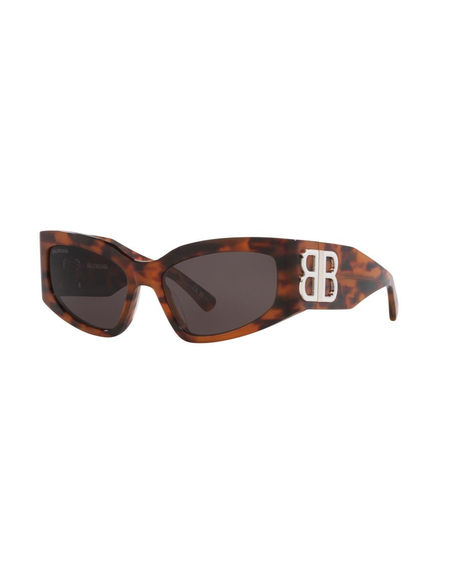 

Женские солнцезащитные очки кошачий глаз, BB0321S 6E000334 Balenciaga, Tortoise