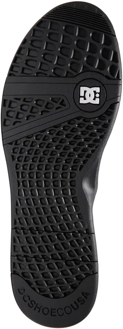 Универсальные кожаные лоферы DC Shoes для мужчин, белый/черный — фото 4