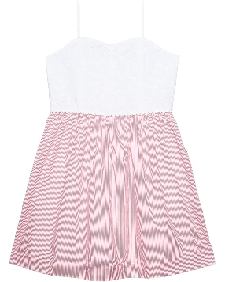 

Платье Lilly Pulitzer Kids Mini Haylan Dress, цвет Mizner Red Seaside Stripe