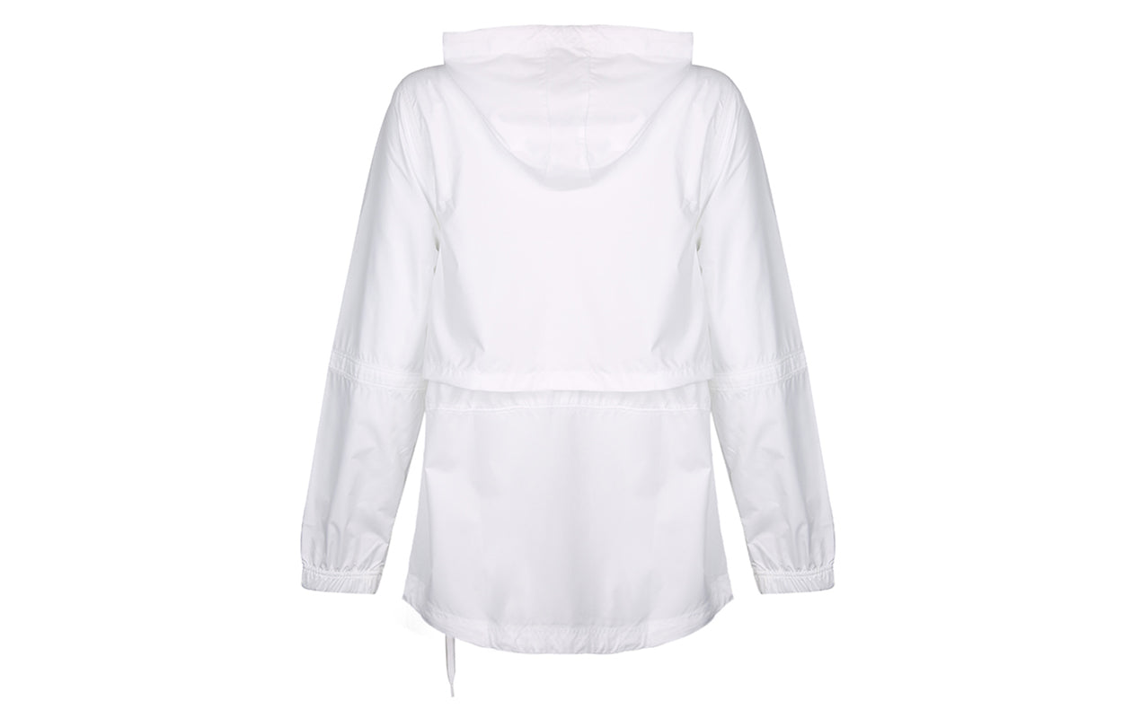 Куртка (WMNS) Nike As W Nsw Jkt Wvn Sports Running Windproof Jacket Autumn White AJ2983-101 — фото 2