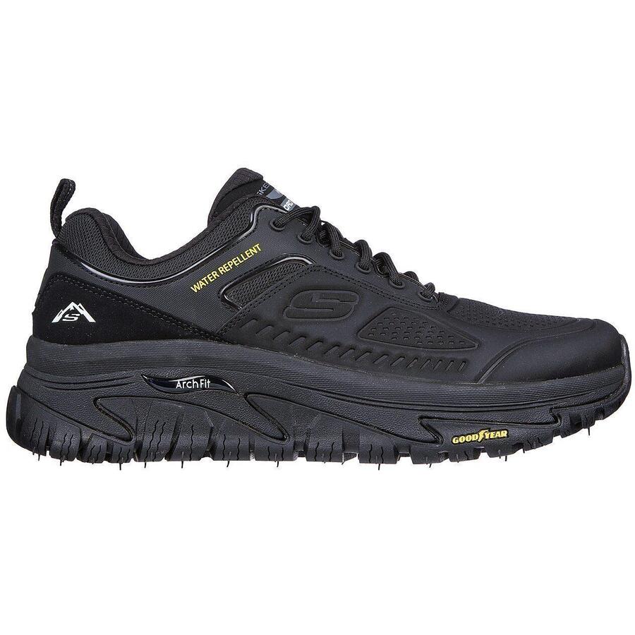 Кроссовки Skechers Arch Fit Road Walker - Recon, чёрные, мужские — фото 3