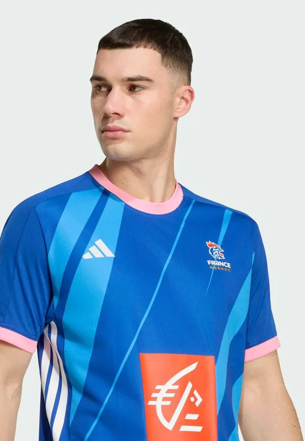 Футболка с символикой матча ffhb Adidas Performance, Royal Blue — фото 3
