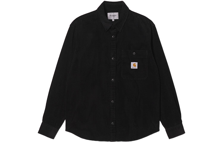 

Длинный рукав флисовая рубашка Carhartt WIP, черный