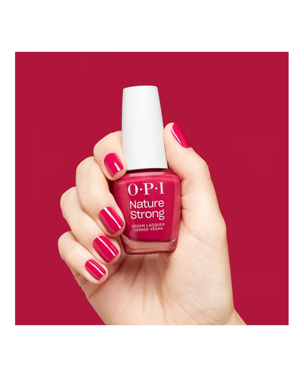 Лак для ногтей натурального происхождения Nature Strong 15 мл Opi, Berry Pickin? Season — фото 3