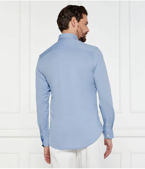 Рубашка Slim fit Tommy Hilfiger, синий — фото 4