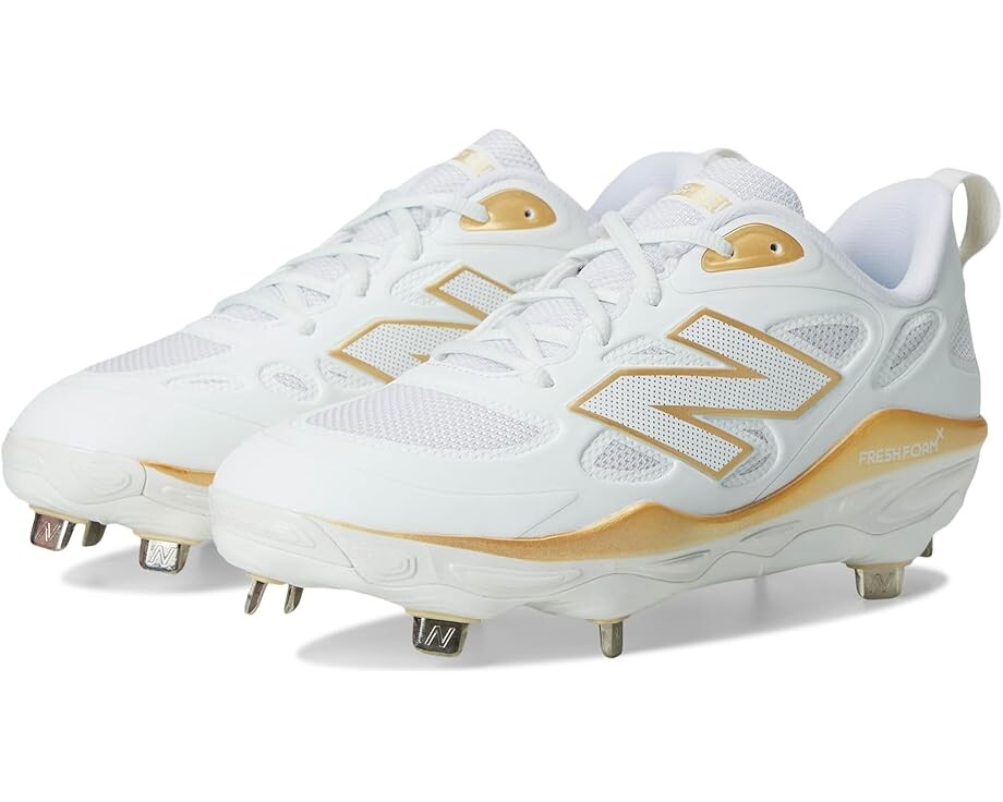 Кроссовки New Balance Fresh Foam X Velov4 Metal, цвет White/Gold