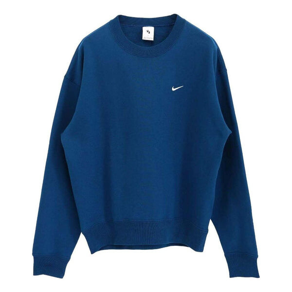 

Толстовка Nike Round Neck Pullover Loose Long Sleeves Hoodie Men's Blue, синий